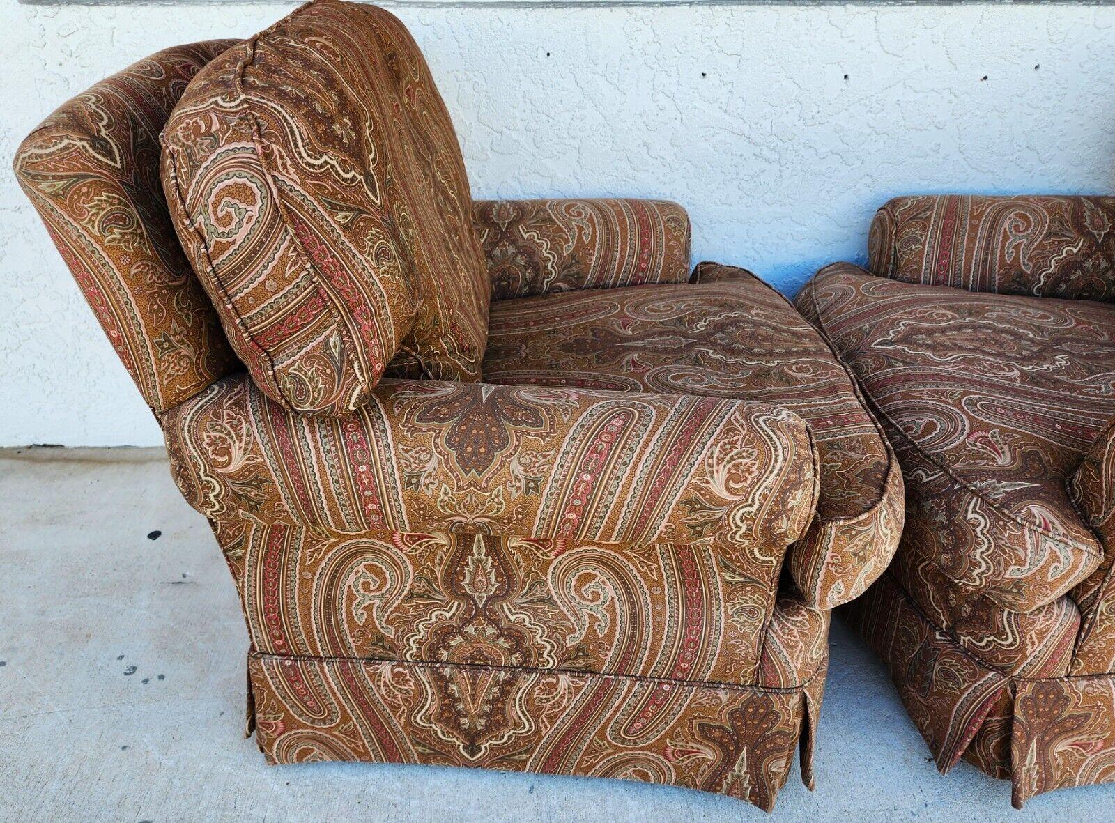 Late 20th Century Ralph Lauren Club Lounge Chairs, a Pair