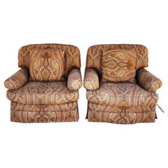 Ralph Lauren Club Lounge Chairs, a Pair