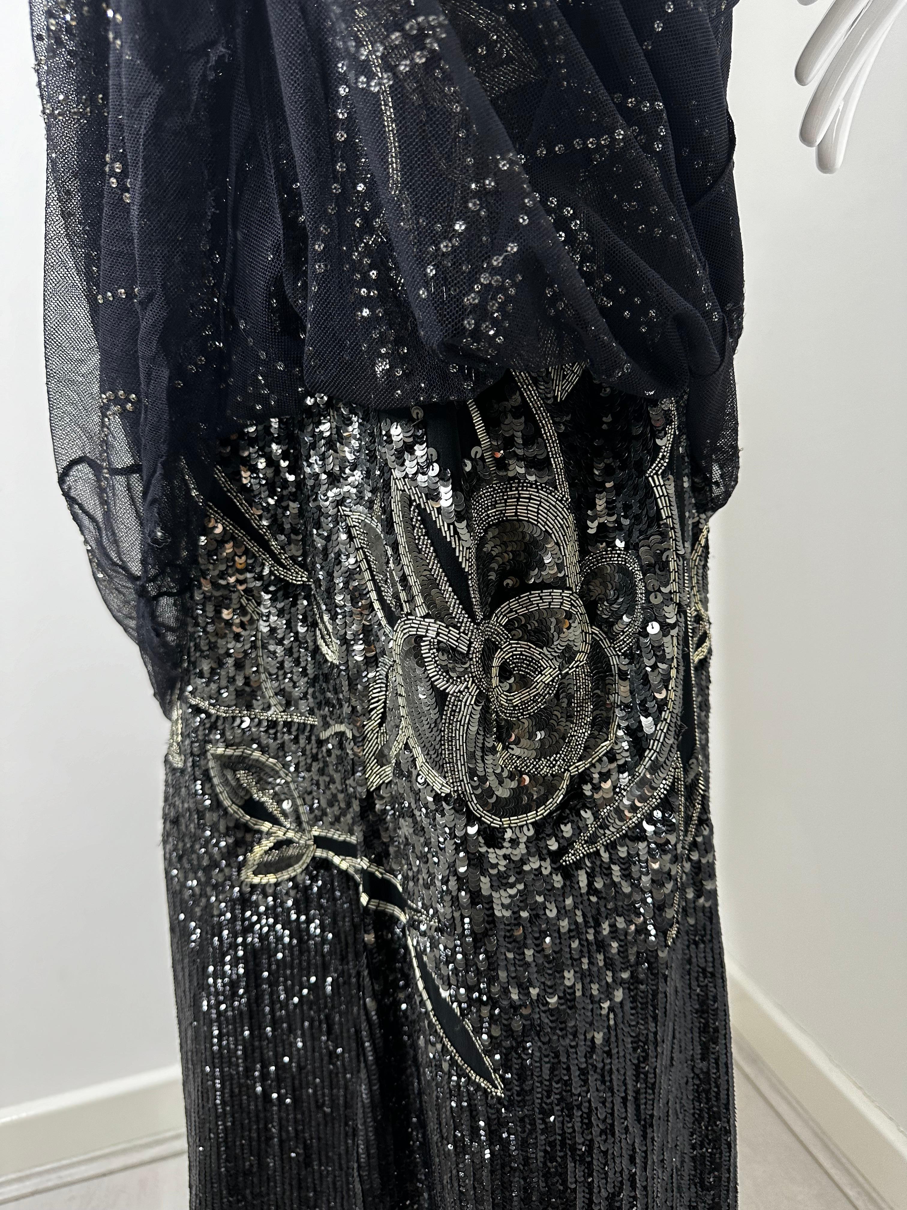 Ralph Lauren Collection beaded maxi dress For Sale 2