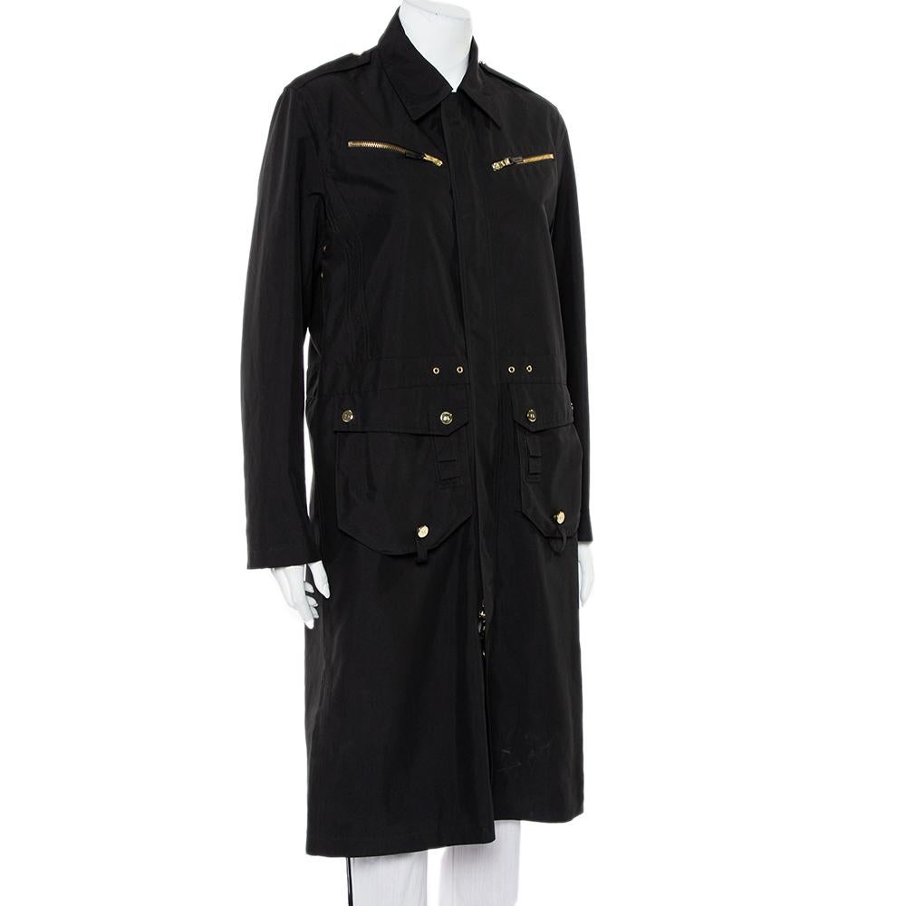 black utility coat
