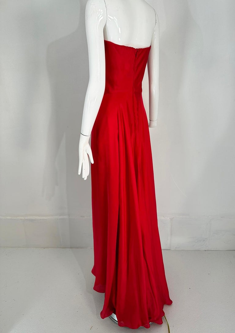 strapless open back dress Korea Avenue