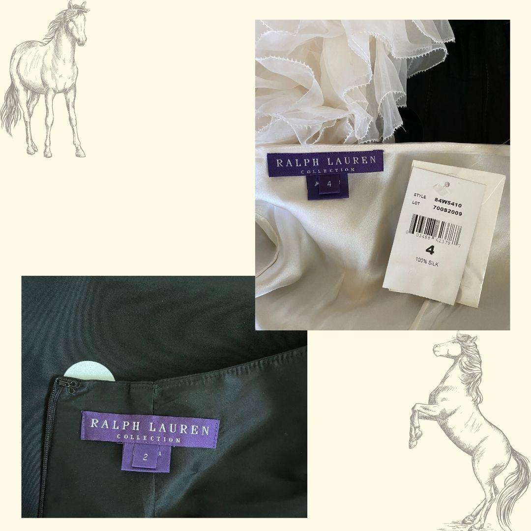 Ralph Lauren Collection Purple Label Robe Ascot 40e anniversaire S/S 2008 Taille 2 en vente 1