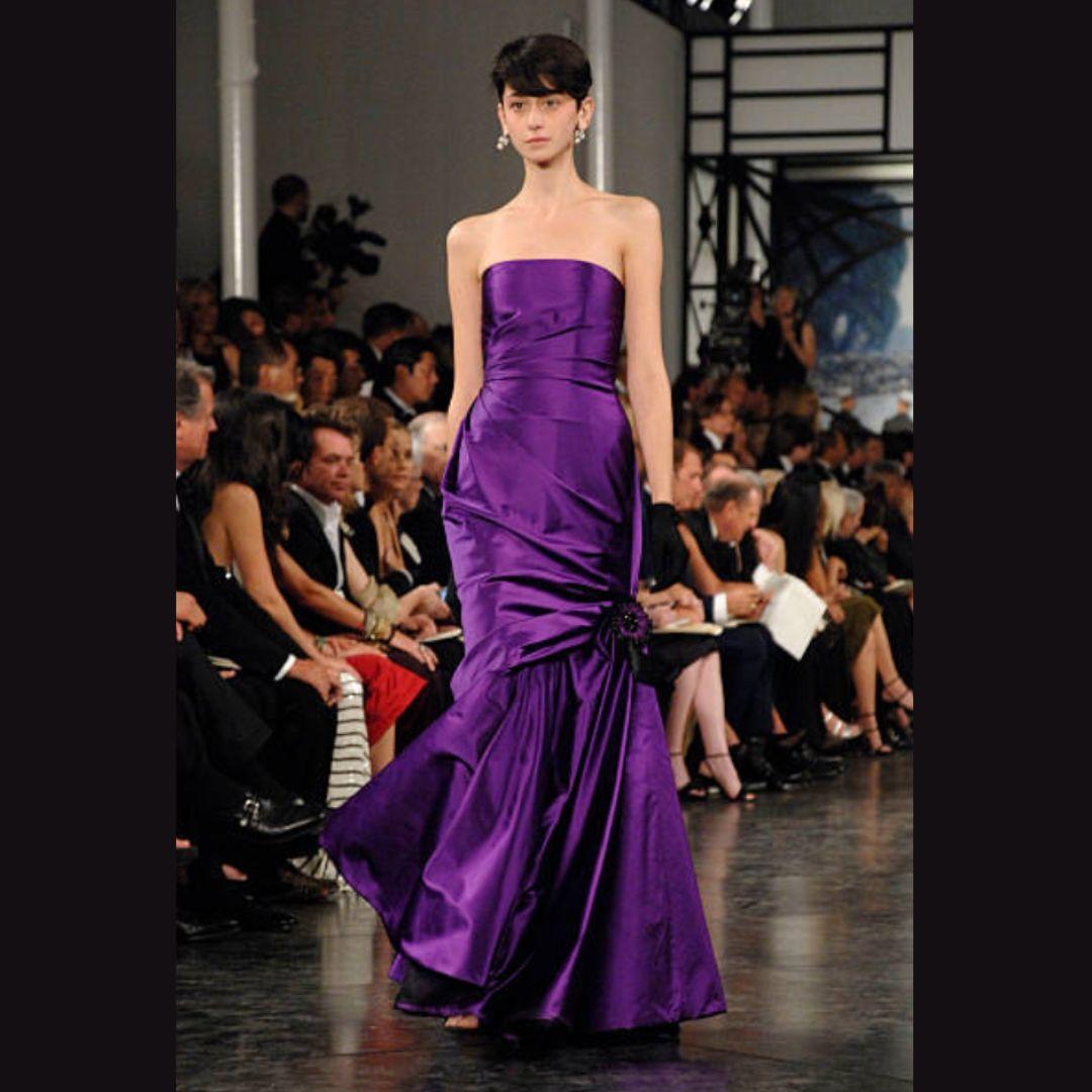 Ralph Lauren Collection Purple Label Robe de soirée printemps/été 2008 Taille 2 Bon état - En vente à Saint Petersburg, FL
