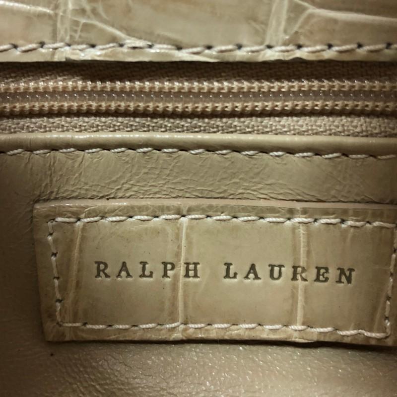 Ralph Lauren Collection Ricky Chain Barrel Bag Alligator Medium 2