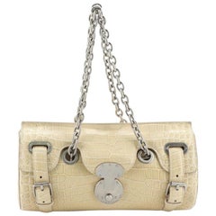 Ralph Lauren Collection Ricky Chain Barrel Bag Alligator Medium at 1stDibs  | ralph lauren ricky bag, ralph lauren barrel bag, rl alligator chain