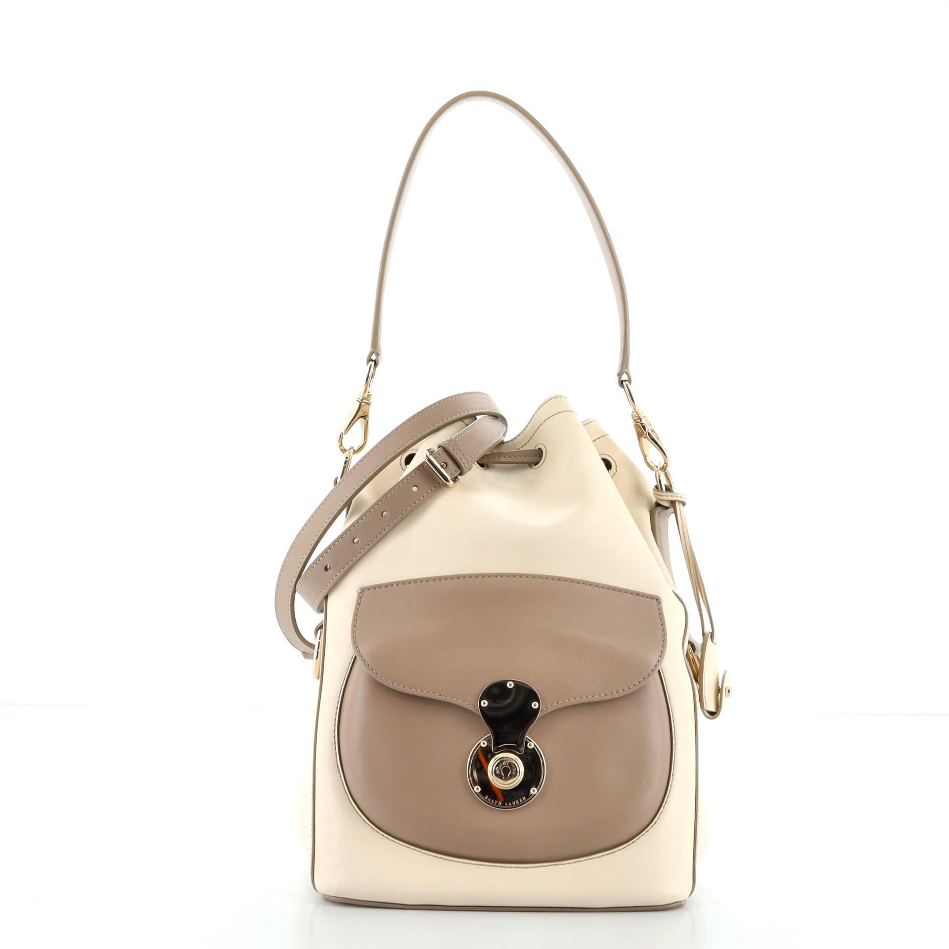 Ricky Drawstring Bag Leather 