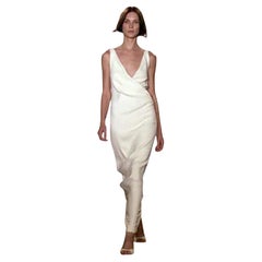 Ralph Lauren Collection Silk V-neck Low Back wedding Gown Spring 2002