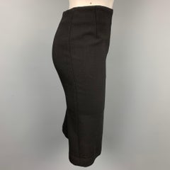 RALPH LAUREN Collection Size 2 Black Wool Tulip Skirt