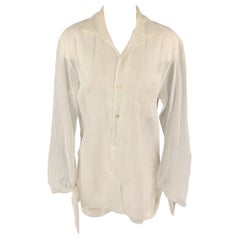 Chemisier Ralph Lauren en coton blanc à œillets, taille 6