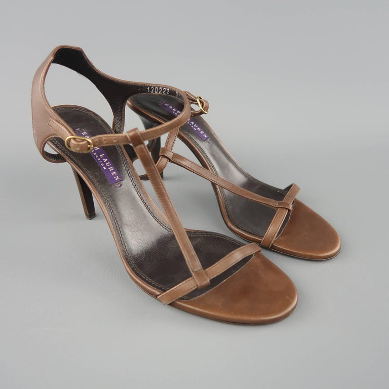 ralph lauren t strap sandals