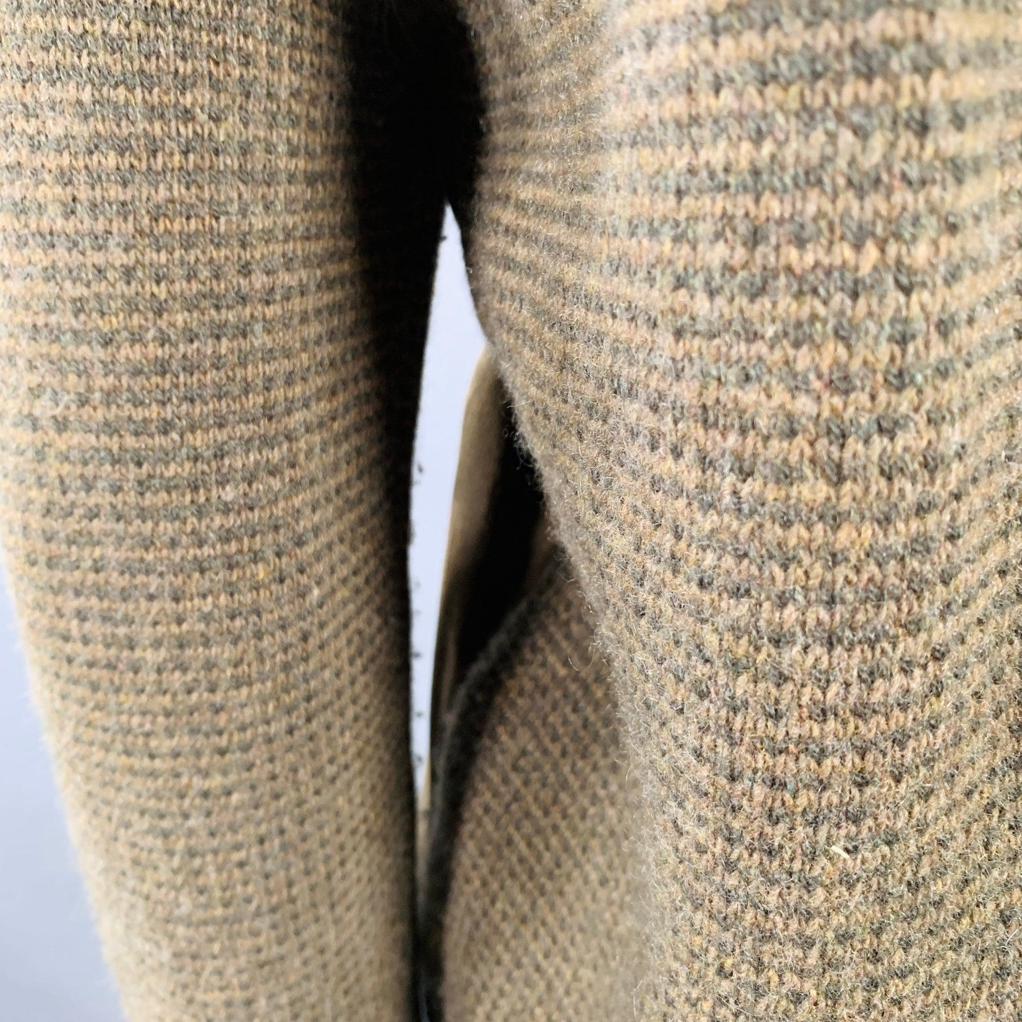 RALPH LAUREN COLLECTION Size M Green Olive Suede Cashmere Blend Mixed Materials Jacket For Sale 2