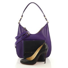 Ralph Lauren Collection Stirrup Hobo Calfskin Leather Small
