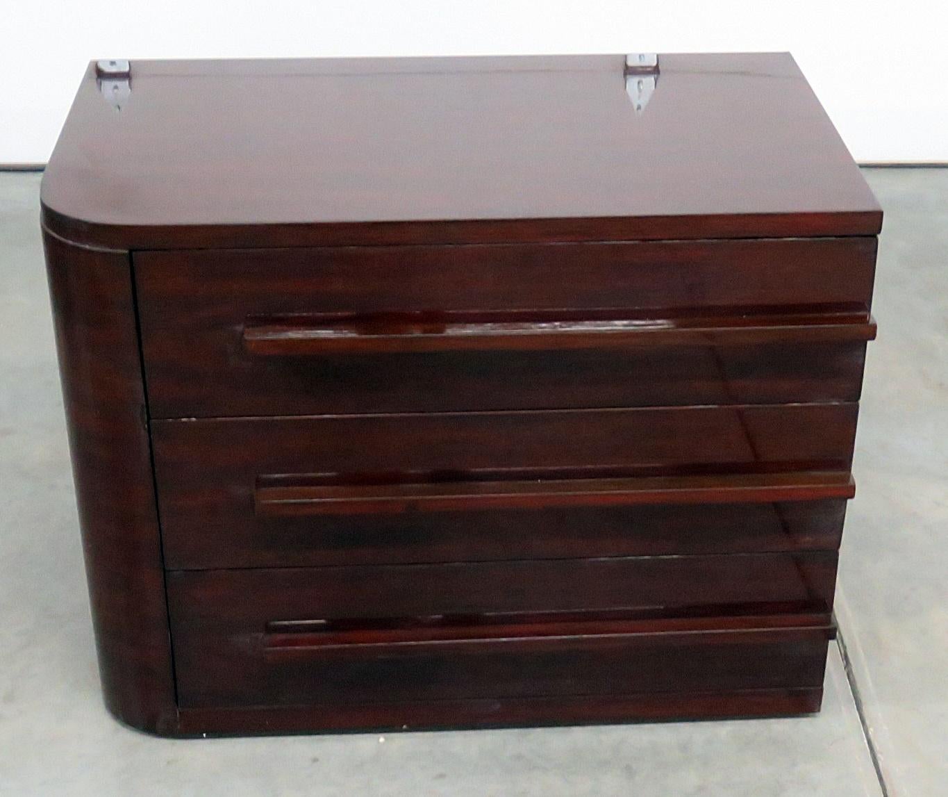 Ralph Lauren contemporary left side 3-drawer nightstand.
