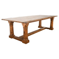 Ralph Lauren Country Pine Trestle Table, 20th Century