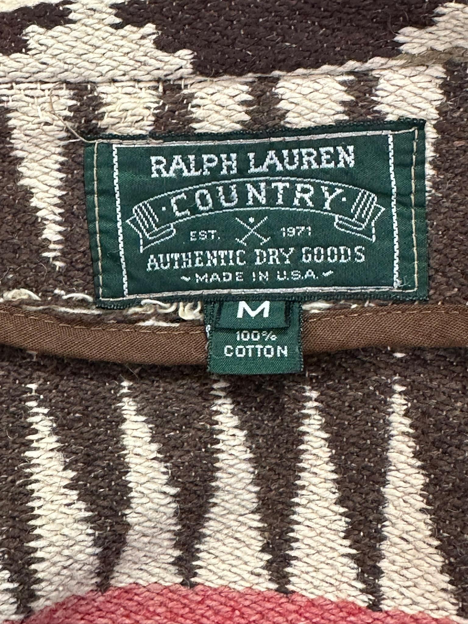 Ralph Lauren Country Santa Fe Prairie Gypsy Indian Blanket Jacket 1981 Medium 14