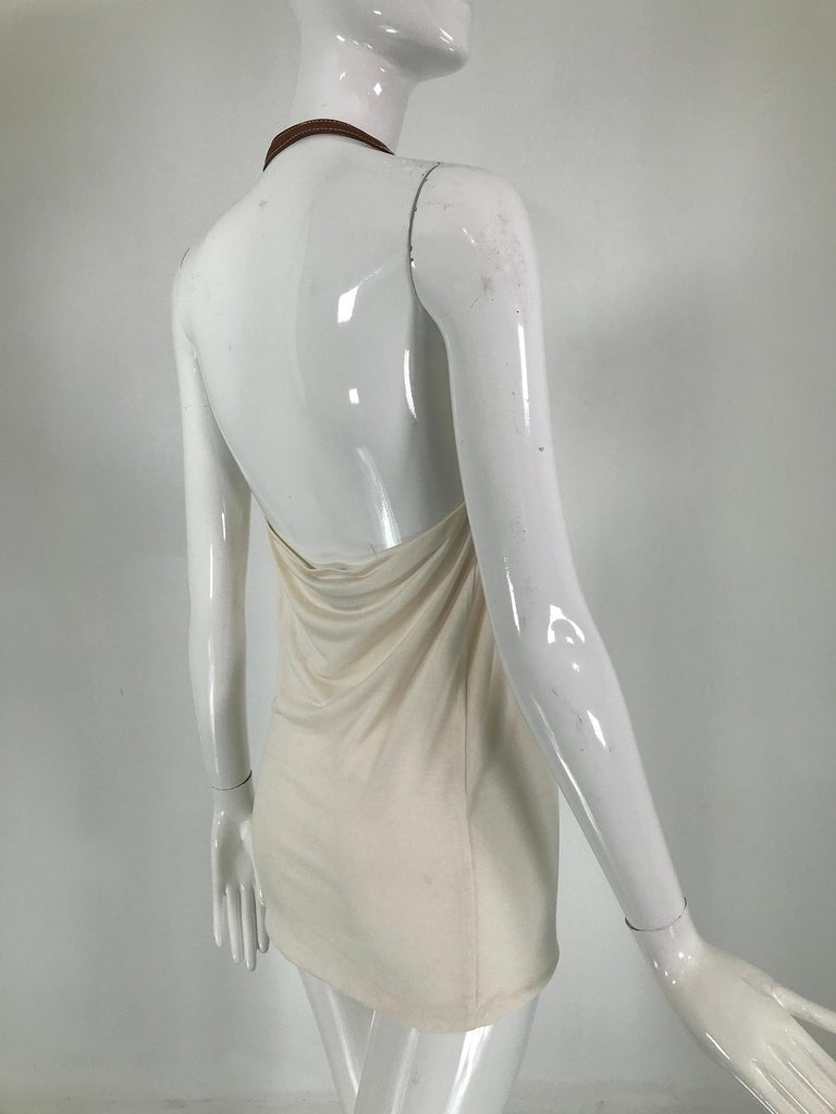 sachin and babi light blue dress KSTM Elegant Halter Neck Maxi Dress With Open Back And Gold Buckle Detail  For Evening OccasionsMISSGUIDED