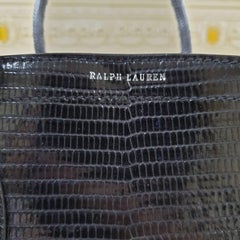Ralph Lauren Crocodile Python Ricky 33 Tote Bag