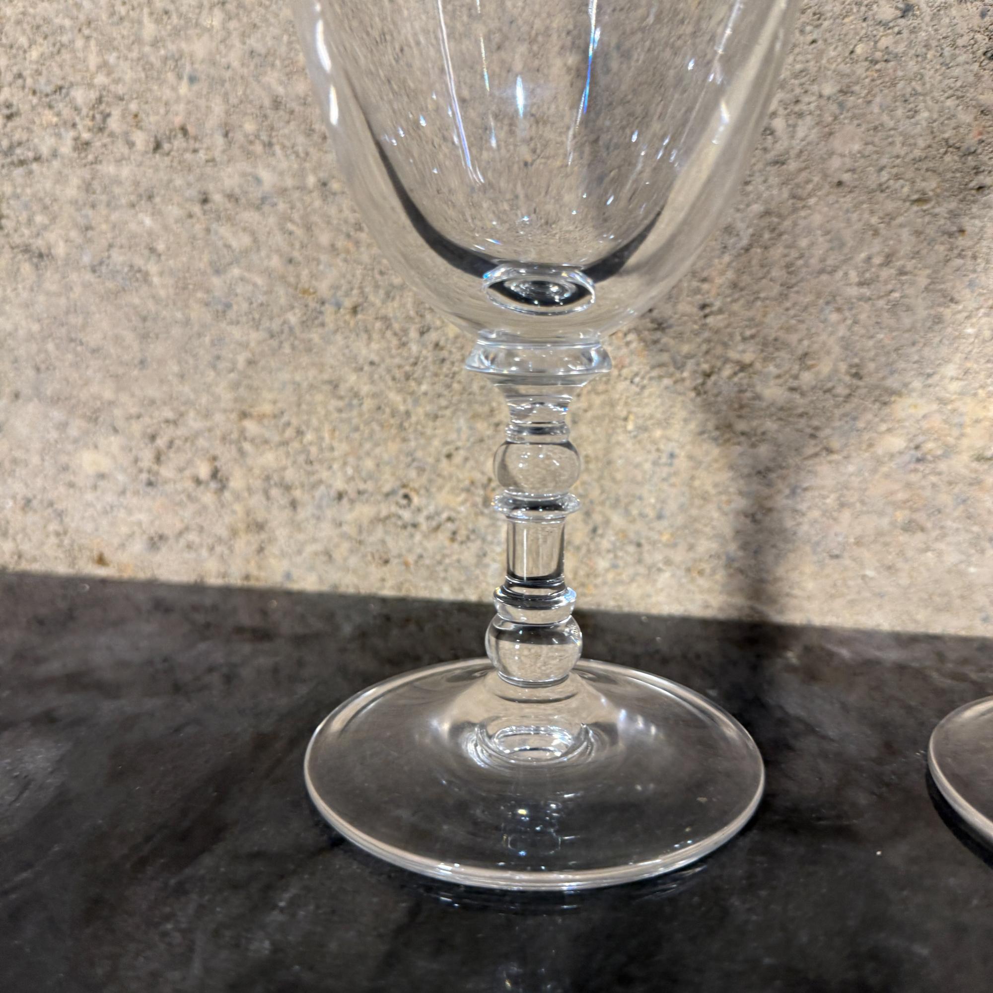 Ralph Lauren Crystal Bedford Set 4 verres à vin Golbets en vente 4