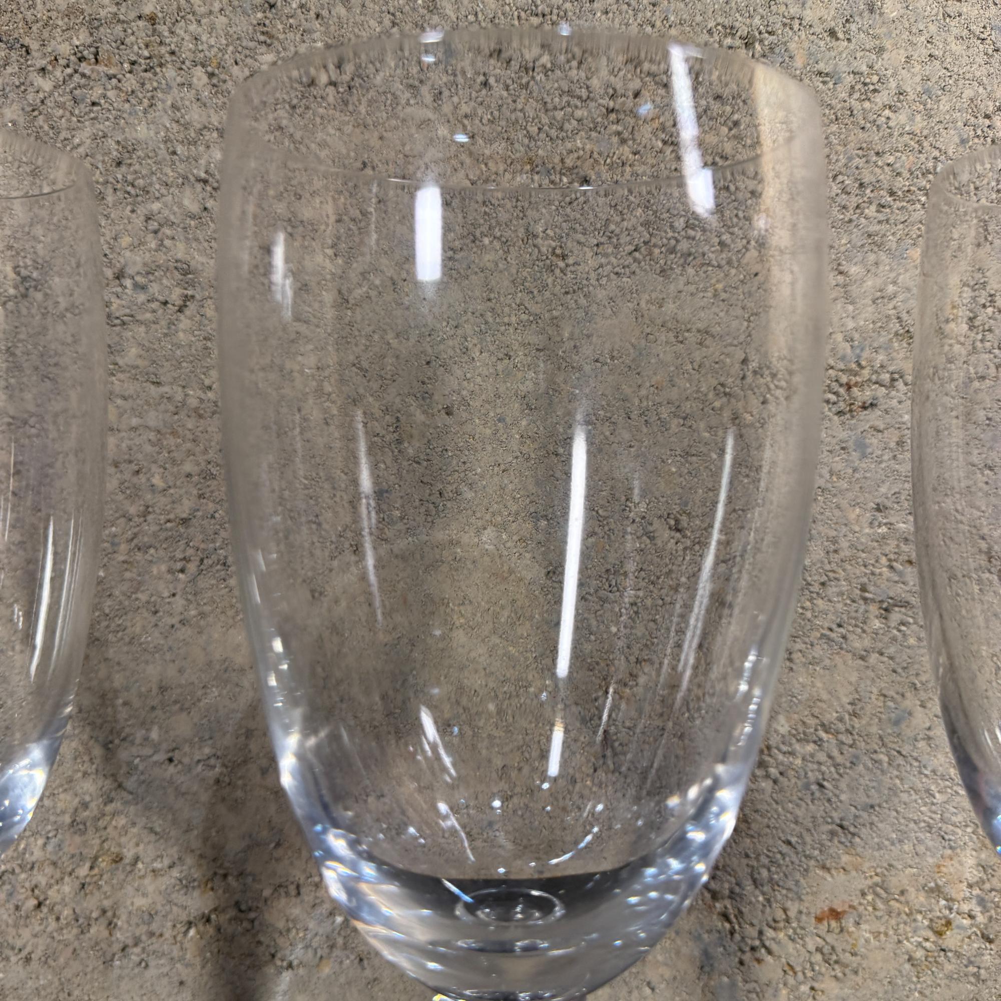 Ralph Lauren Crystal Bedford Set 4 verres à vin Golbets en vente 2