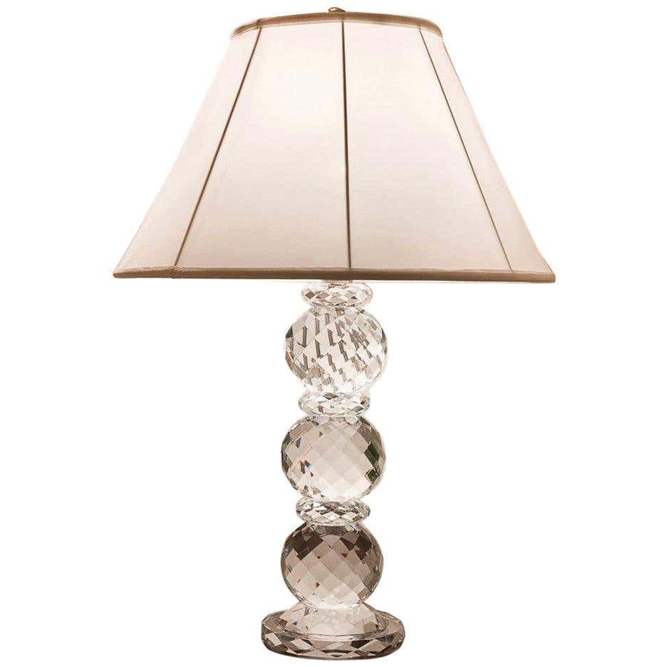 Crystal Table Lamps - 945 For Sale at 1stDibs | antique crystal lamps ...