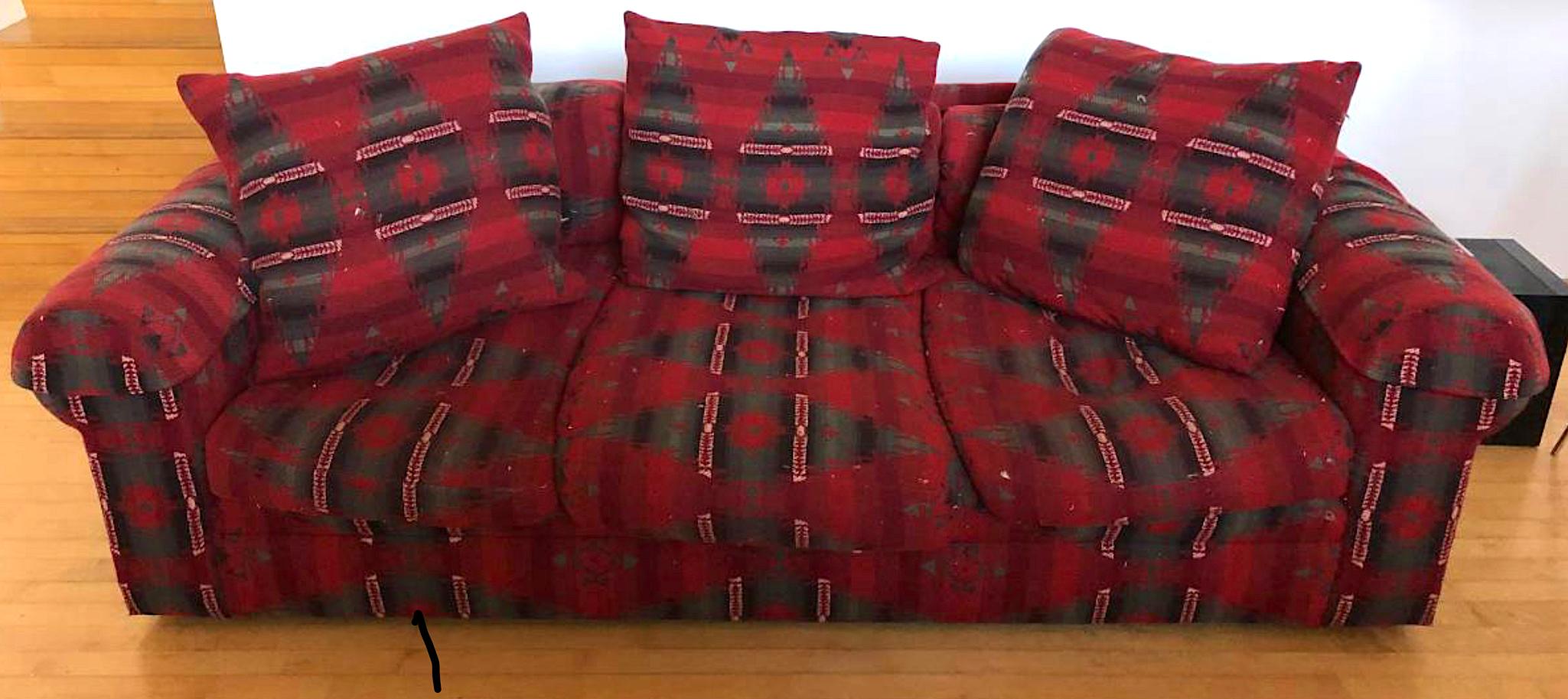 navajo print sofa