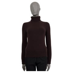 RALPH LAUREN dark brown cashmere TURTLENECK Sweater XS