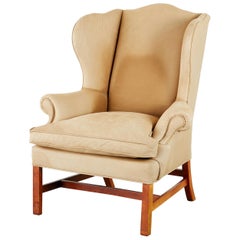 Ralph Lauren Devonshire Cigar Leather Wingback Chair