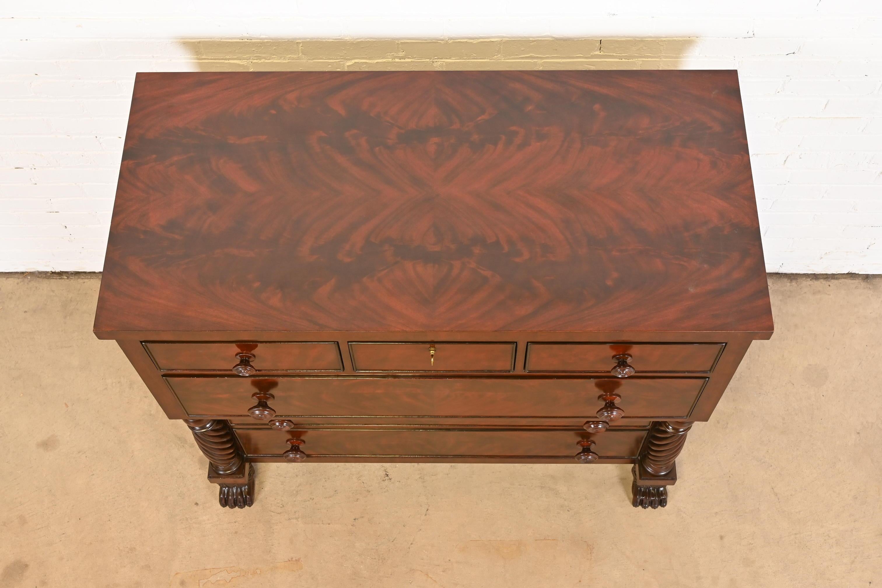 Ralph Lauren Empire Flame Mahogany Chest of Drawers 5