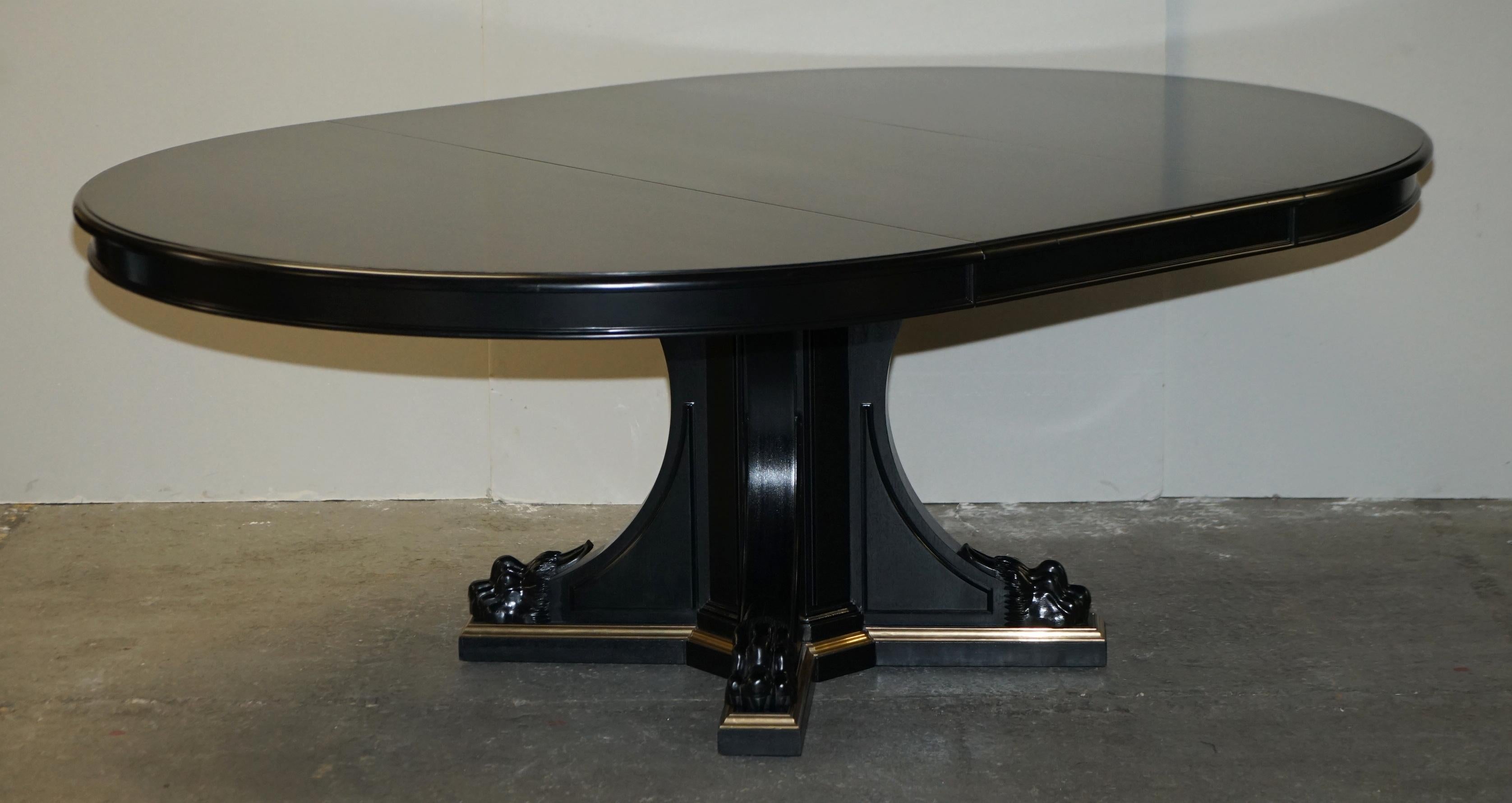 RALPH LAUREN EMPIRE PEDESTAL EXTENDING DiNING TABLE AMERICAN HARDWOOD 3