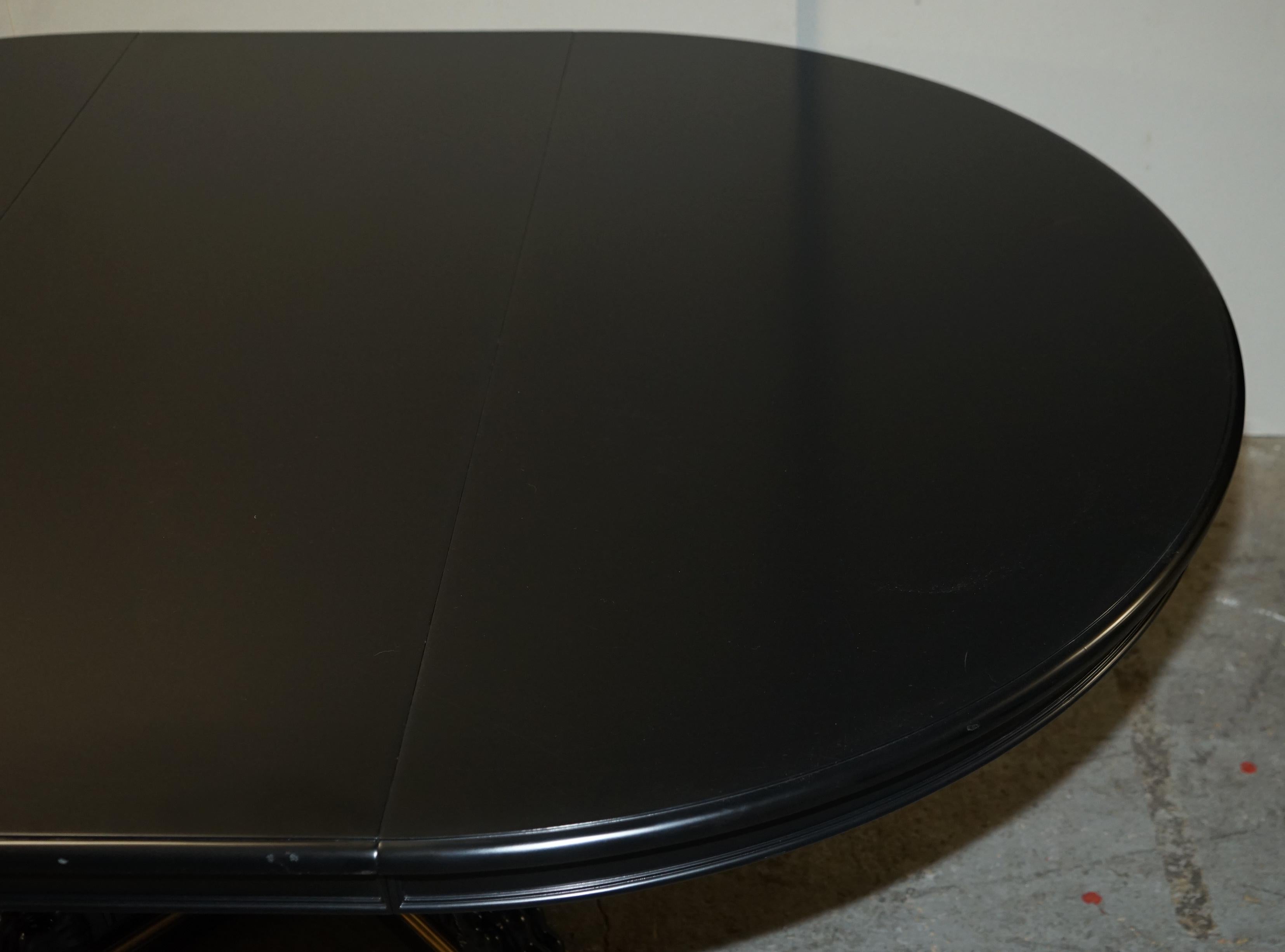 RALPH LAUREN EMPIRE PEDESTAL EXTENDING DiNING TABLE AMERICAN HARDWOOD 8