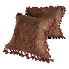 Ralph Lauren  English country inspired Paisley and floral pillows/pair