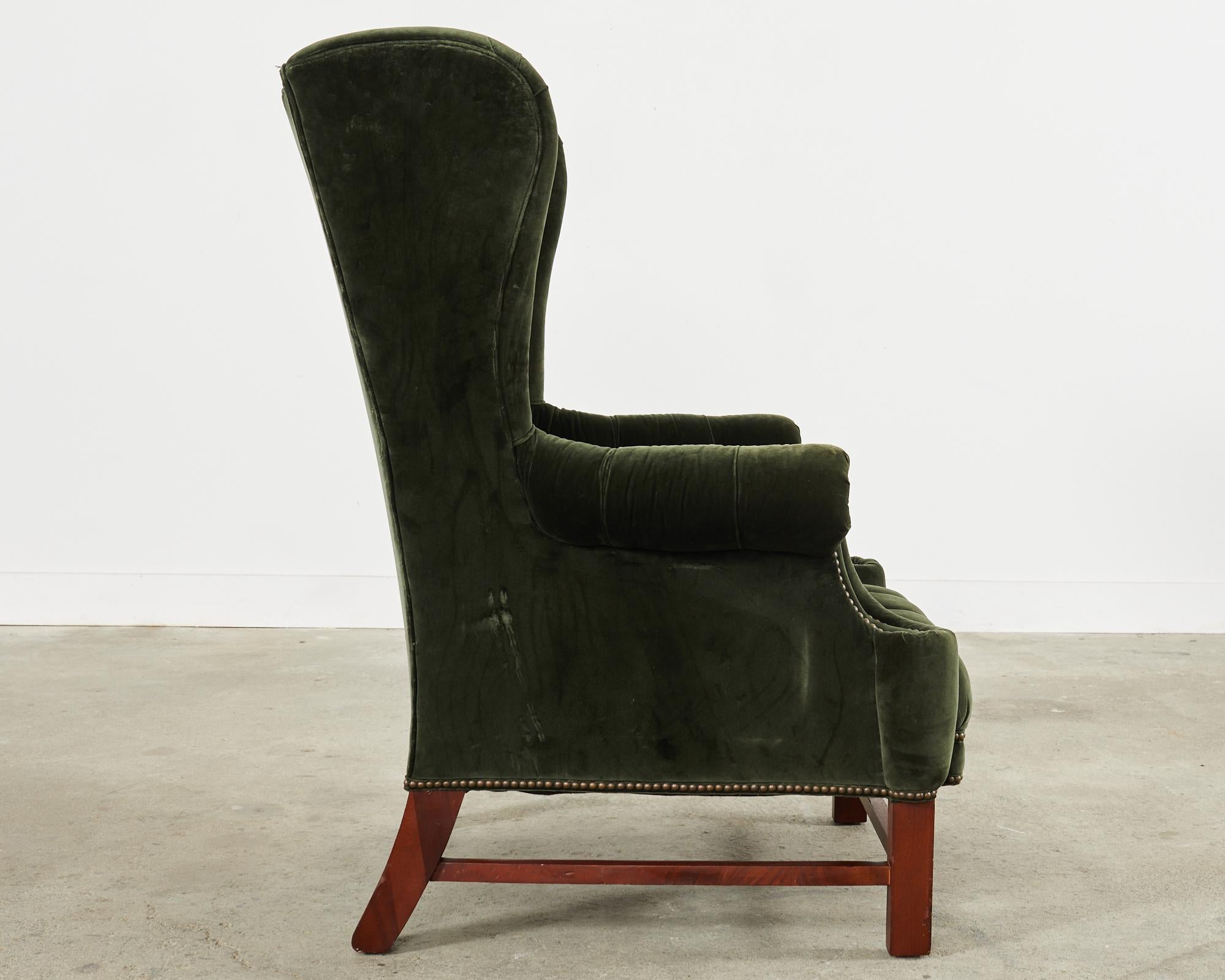 Ralph Lauren, chaise et pouf Devonshire de style géorgien anglais en vente 8