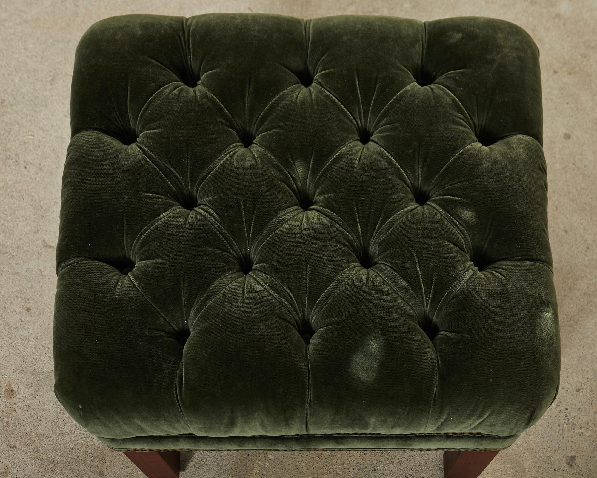 Ralph Lauren, chaise et pouf Devonshire de style géorgien anglais en vente 9
