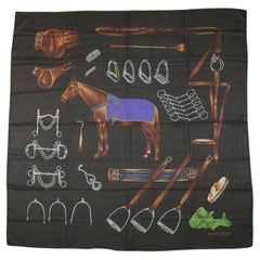 Ralph Lauren Equestrain Silk Scarf