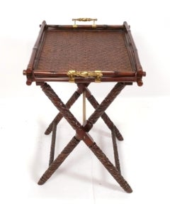 Ralph Lauren Faux Bamboo Tray Table or Bar