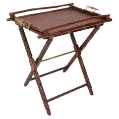 Ralph Lauren Faux Bamboo Tray Table or Bar