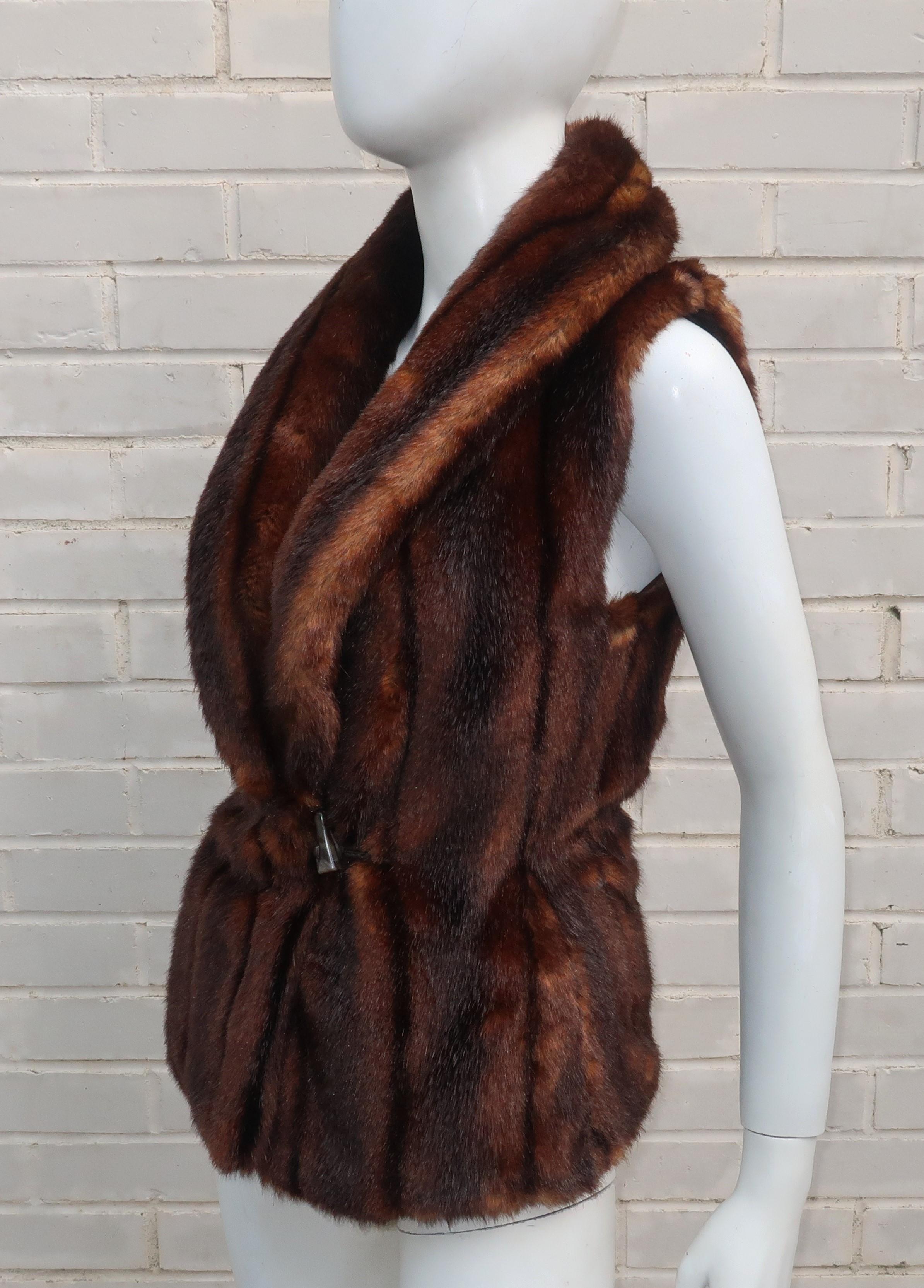 Ralph Lauren Faux Fur Waistcoat Vest at 1stDibs | ralph lauren faux fur ...