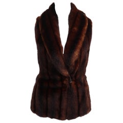 Ralph Lauren Faux Fur Waistcoat Vest