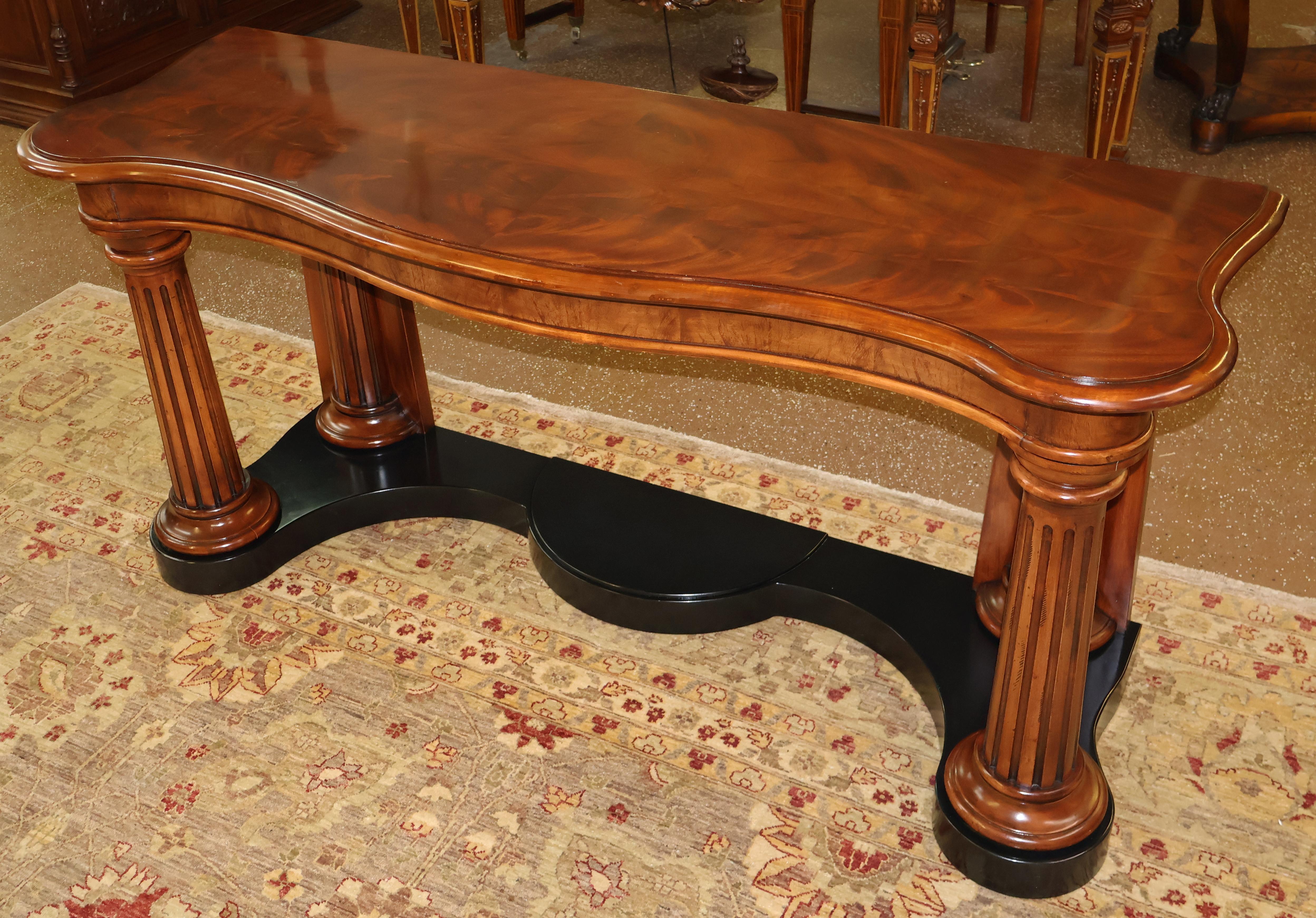 Ralph Lauren Flame Mahogany Neoclassical Server Buffet Sideboard Console Table For Sale 9