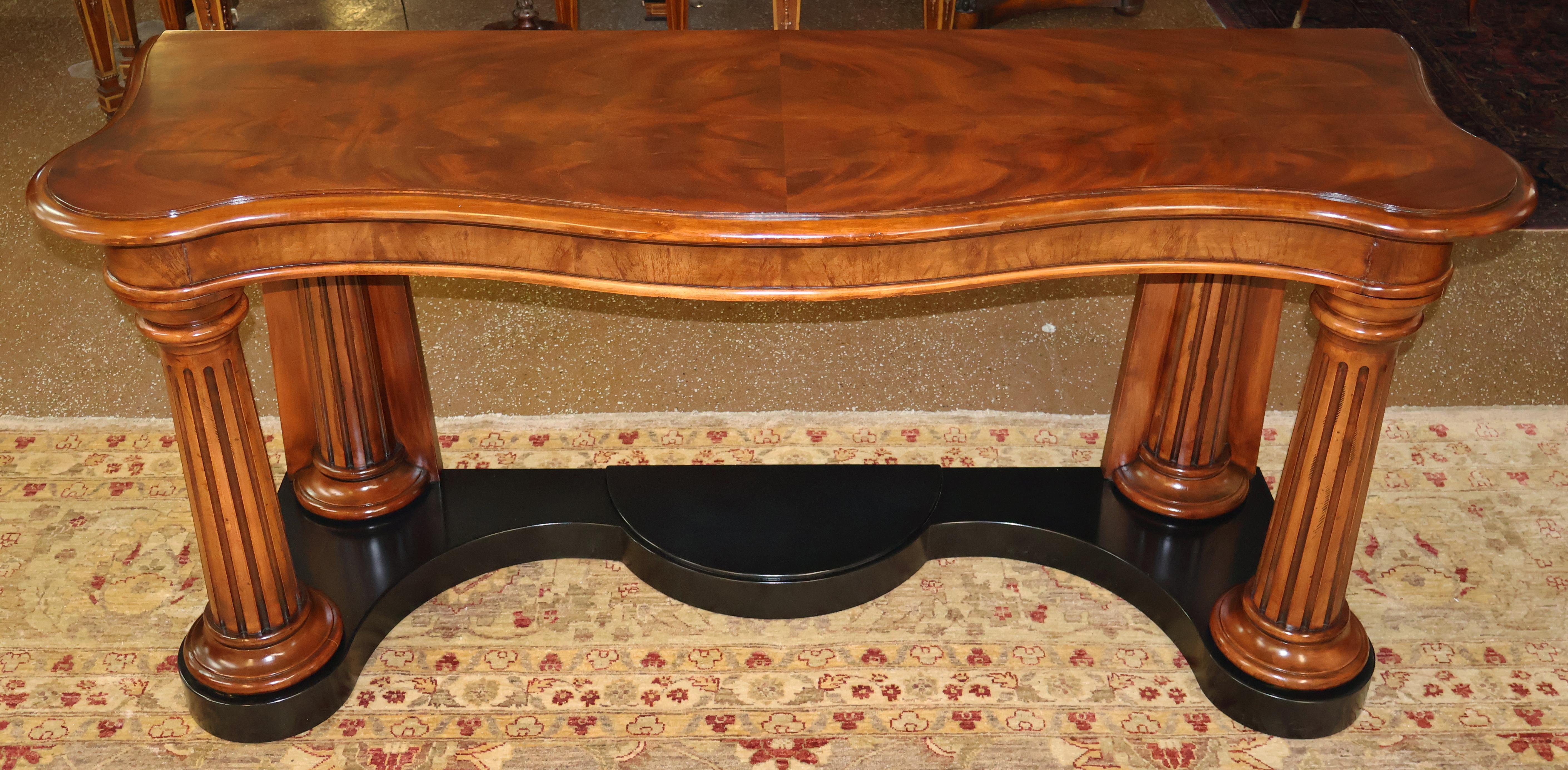 Ralph Lauren Flame Mahogany Neoclassical Server Buffet Sideboard Console Table

Dimensions : 72.5