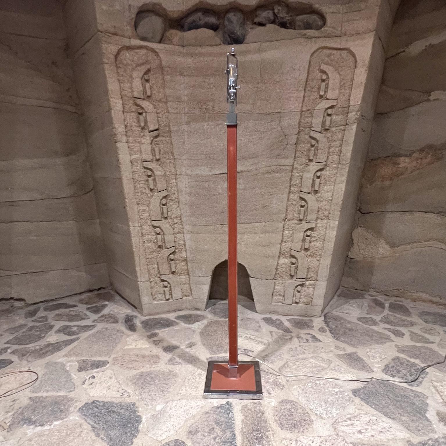 leather wrapped floor lamp