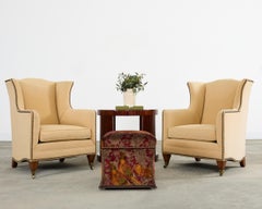 Ralph Lauren 'Florence' Ottomane aus Sanddorn-Paisley-Stoff