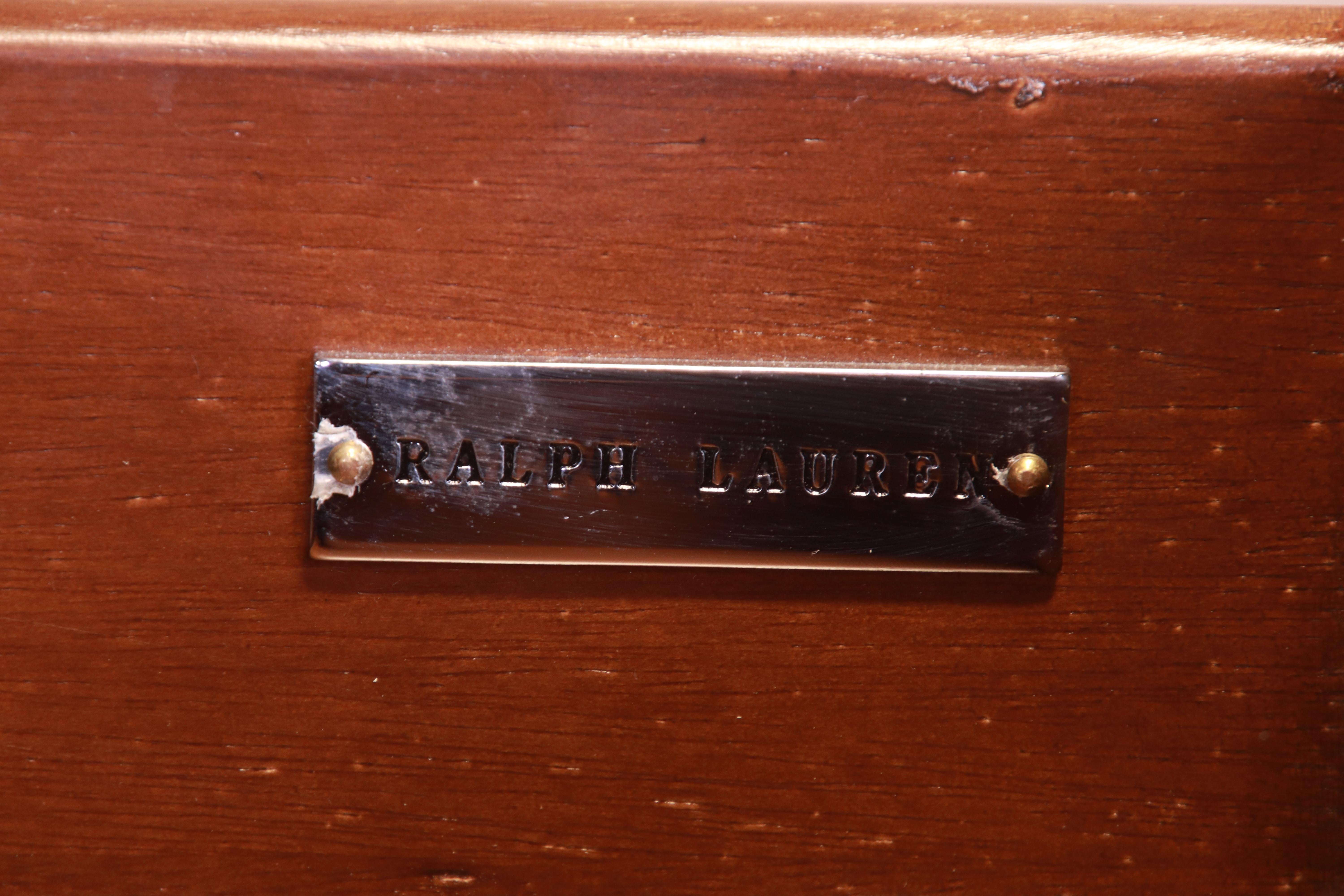 Ralph Lauren for Henredon American Empire Carved Mahogany Highboy Dresser 5