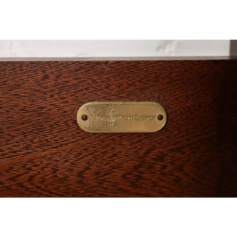 Ralph Lauren Französisch Empire geschnitzt Mahagoni König Größe Poster Bett im Angebot 7