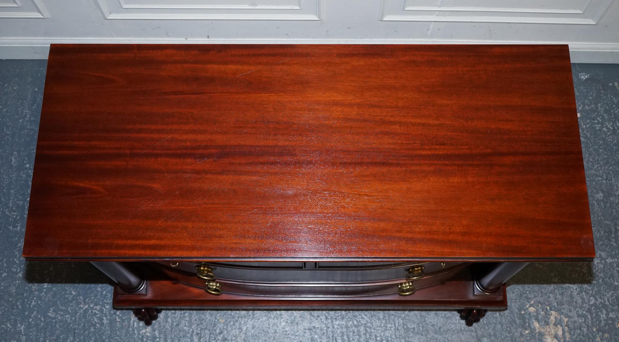 RALPH LAUREN FRENCH EMPiRE STYLE FLAMED HARDWOOD CHEST OF DRAWERS For Sale 3