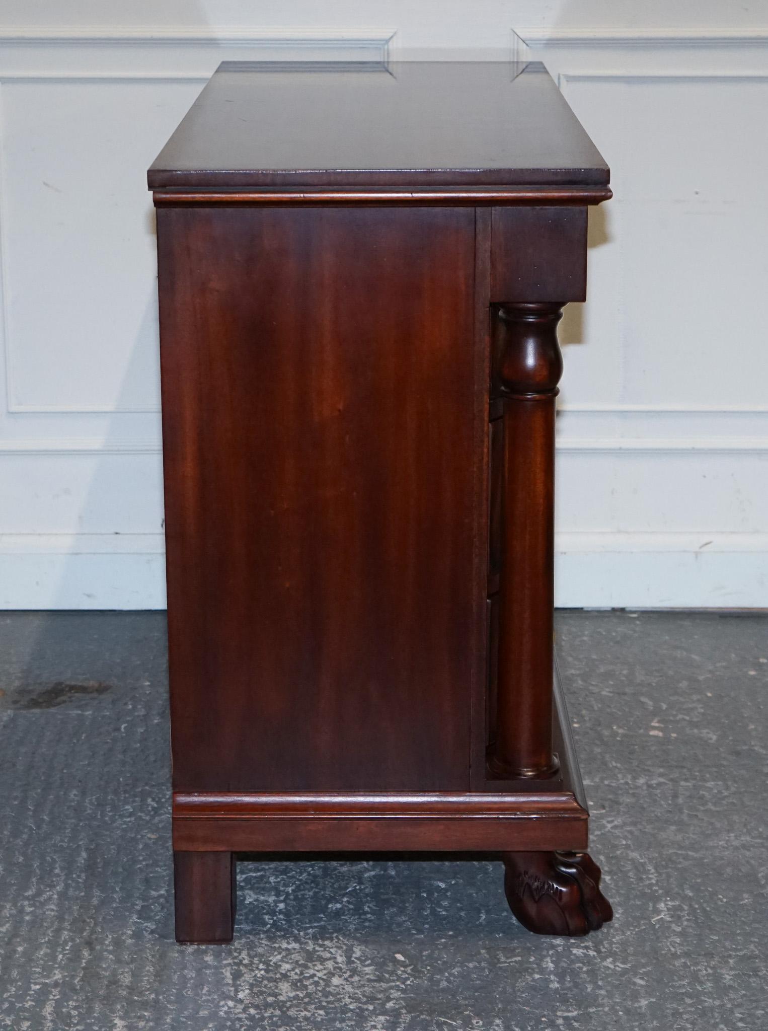 RALPH LAUREN FRENCH EMPiRE STYLE FLAMED HARDWOOD CHEST OF DRAWERS For Sale 9