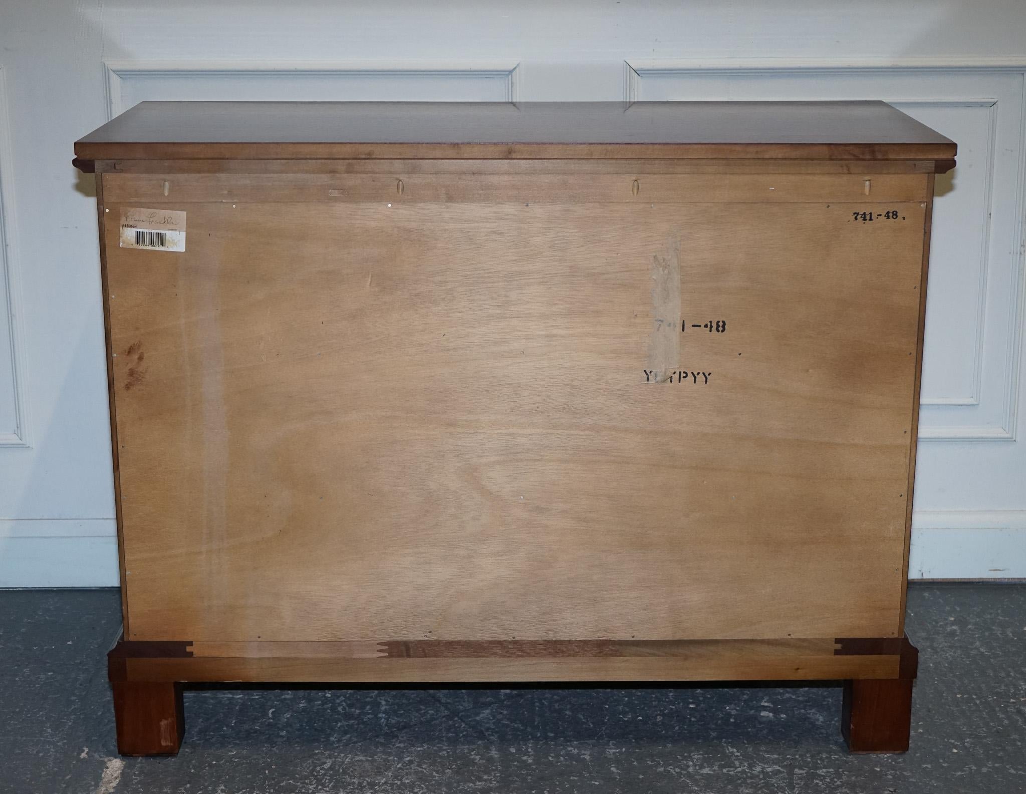 RALPH LAUREN FRENCH EMPiRE STYLE FLAMED HARDWOOD CHEST OF DRAWERS For Sale 11