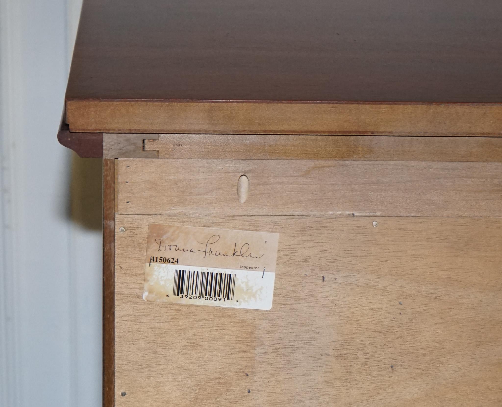 RALPH LAUREN FRENCH EMPiRE STYLE FLAMED HARDWOOD CHEST OF DRAWERS For Sale 12