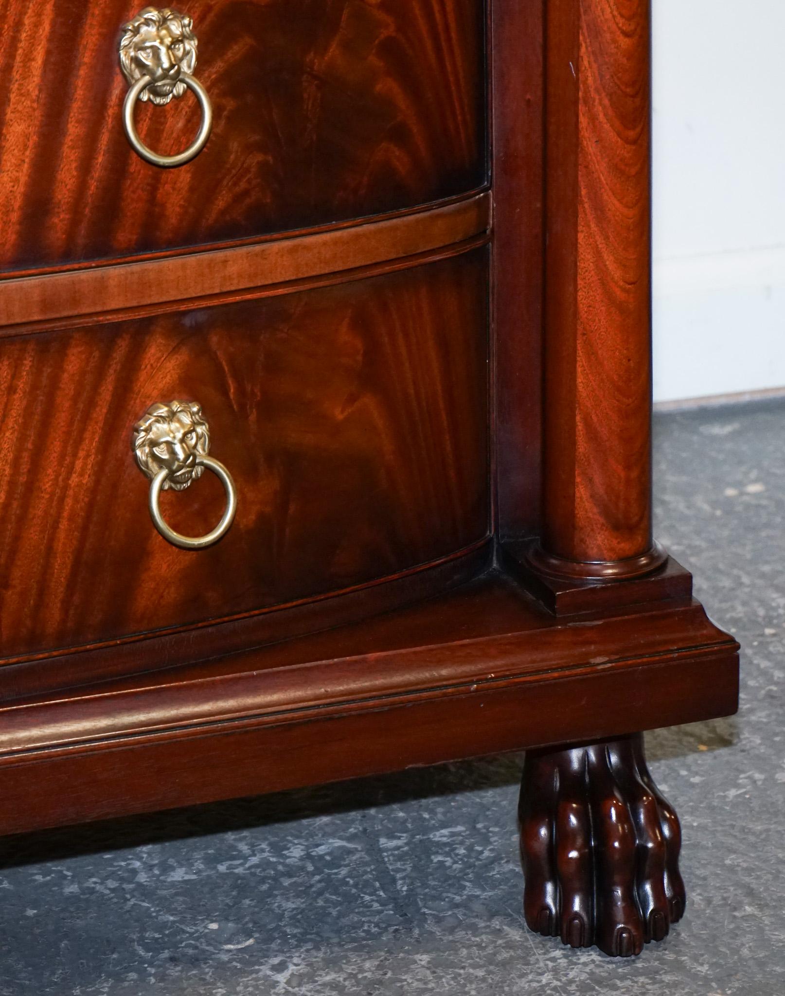 Hardwood RALPH LAUREN FRENCH EMPiRE STYLE FLAMED HARDWOOD CHEST OF DRAWERS For Sale
