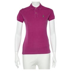 Polo Ralph Lauren Fucsia in cotone Piqué Skinny Fit